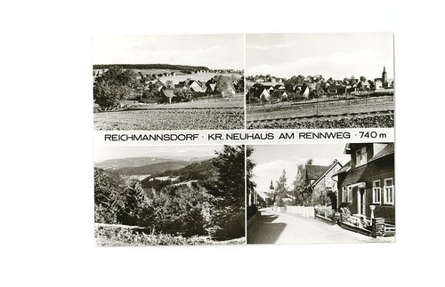 Ansichtskarte reichmannsdorf - ansichtskarte,